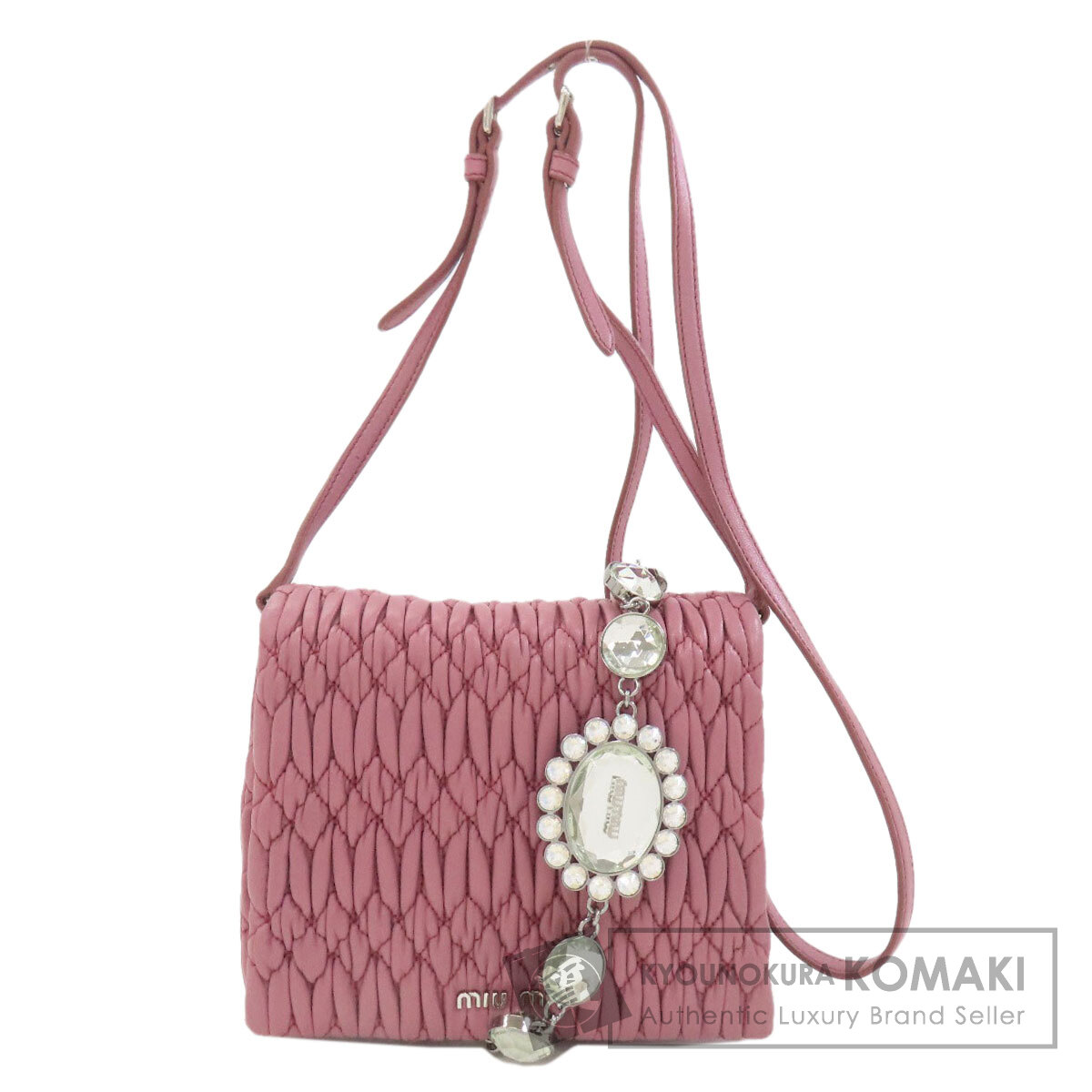 ミュウミュウ miumiu ハンドバッグ ショルダーバッグ 2WAY マテラッセ MIUMIU ミュウミュウ マテラッセ 2WAY ショルダーバッグ カーフ