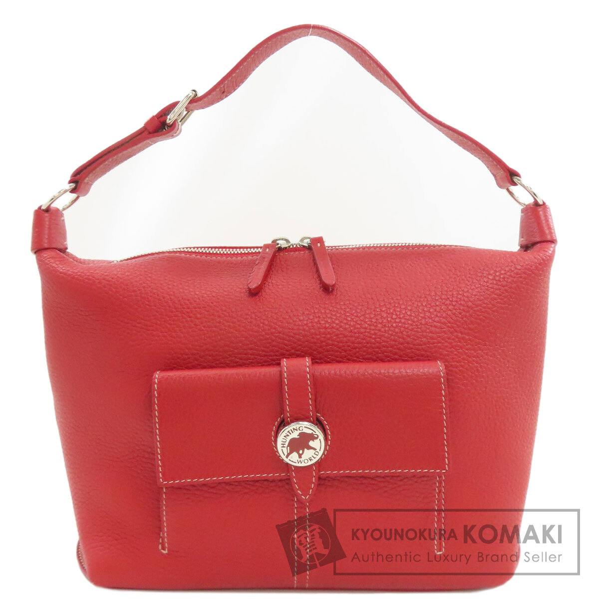 ハンティングワールド ハンドバッグ ロゴ