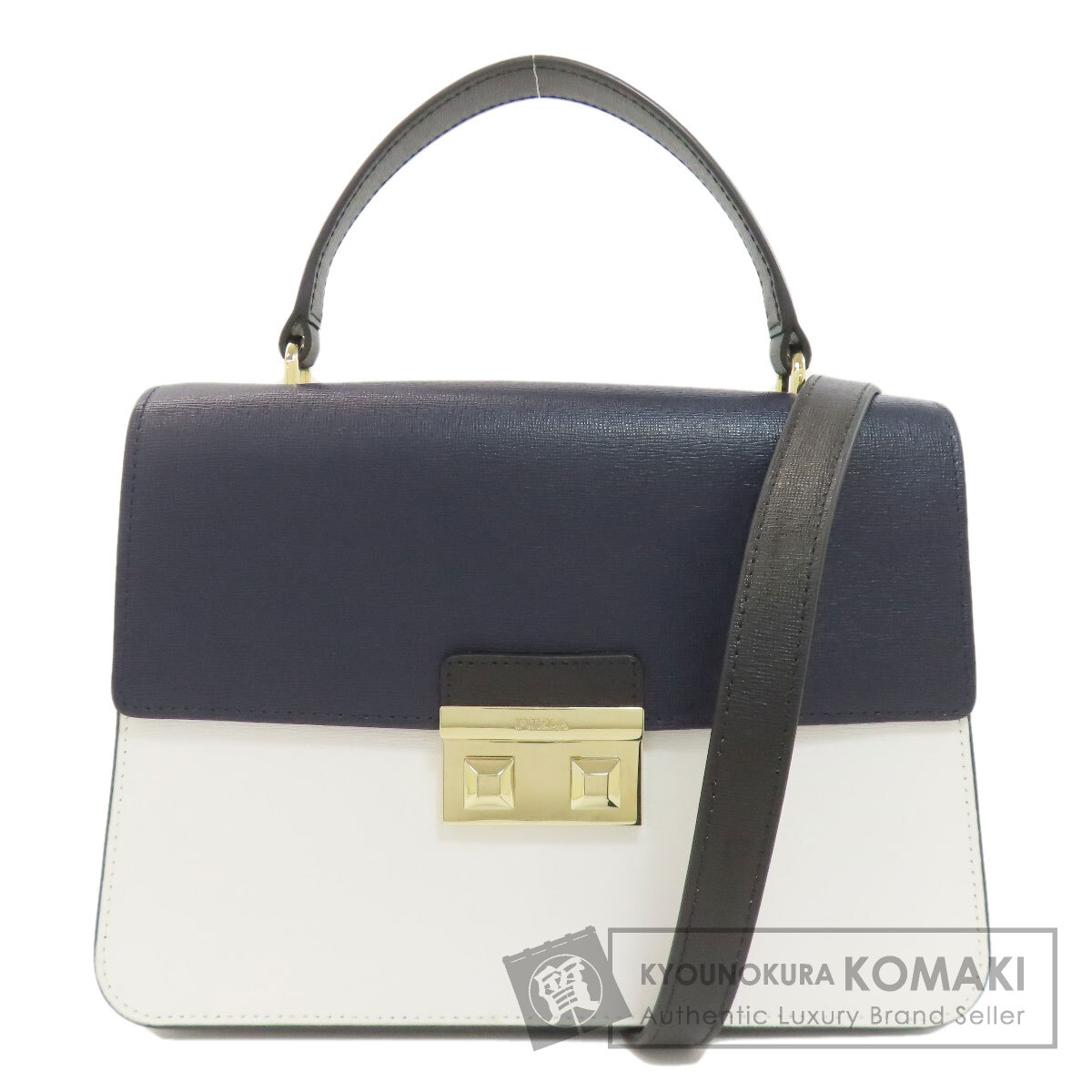 フルラ Furla  2WAY  ハンドバッグ PVC レディース  中古 Furla フルラ 2WAY ハンドバッグ PVC レディース [中古] ブランド京の