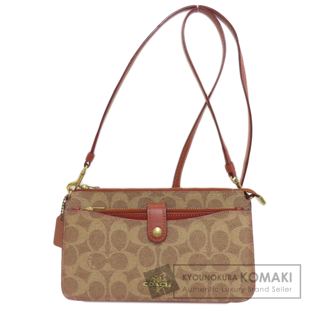 コーチ 長財布（小銭入れあり） ショルダーウォレット シグネチャー