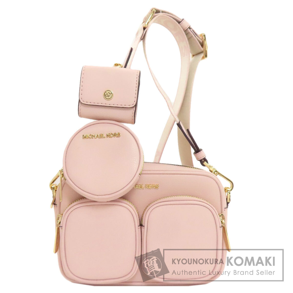 Michael Kors マイケルコース ロゴ ショルダーバッグ レザー