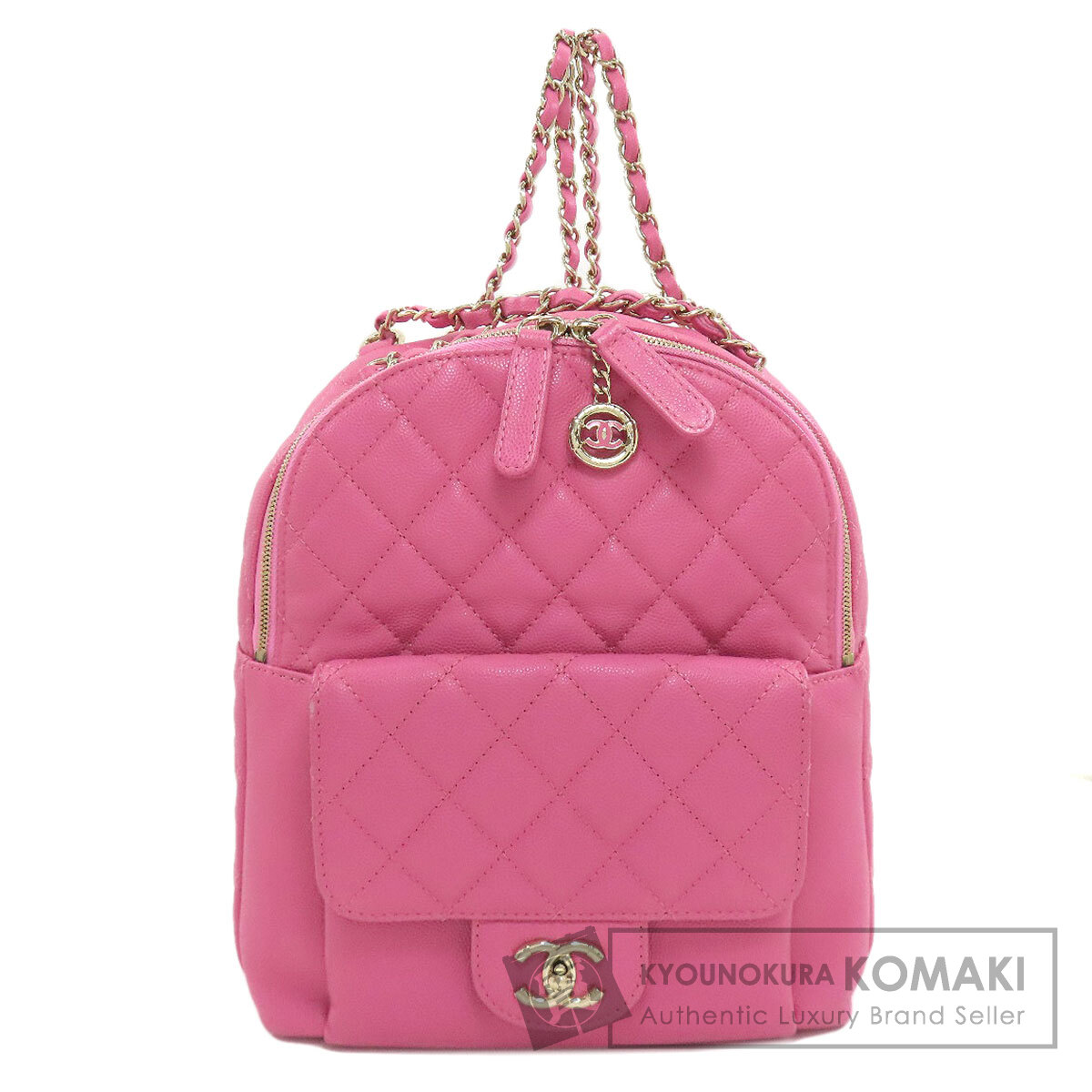 CHANEL シャネル ココマーク マトラッセ ゴールド金具 リュック