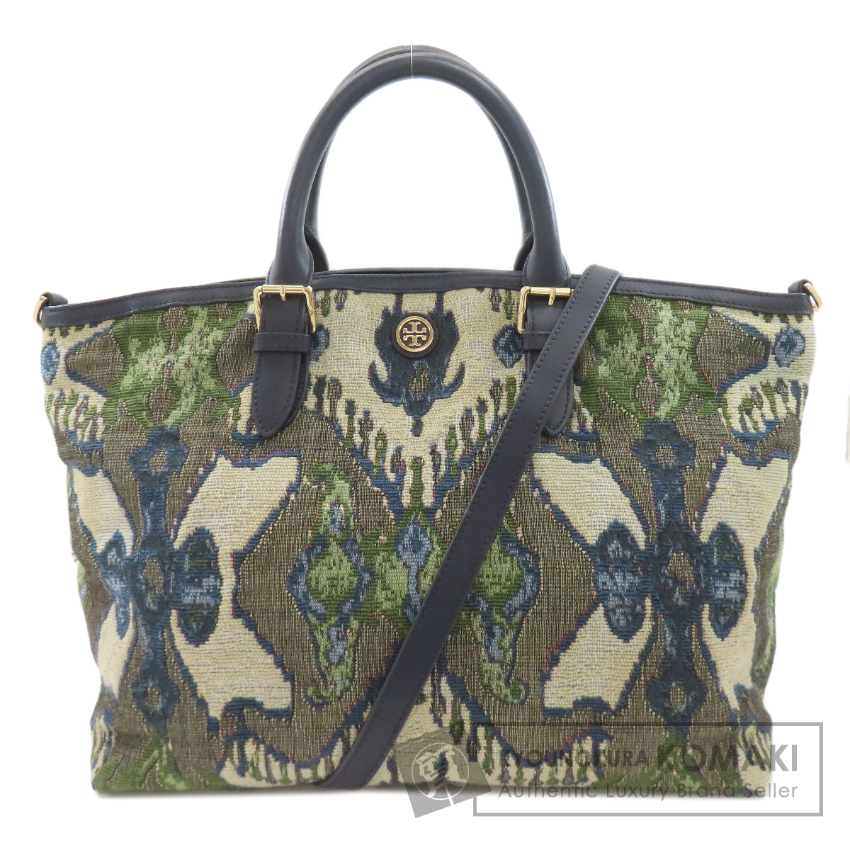 Tory Burch トリーバーチ 2WAY トートバッグ キャンバス レディース