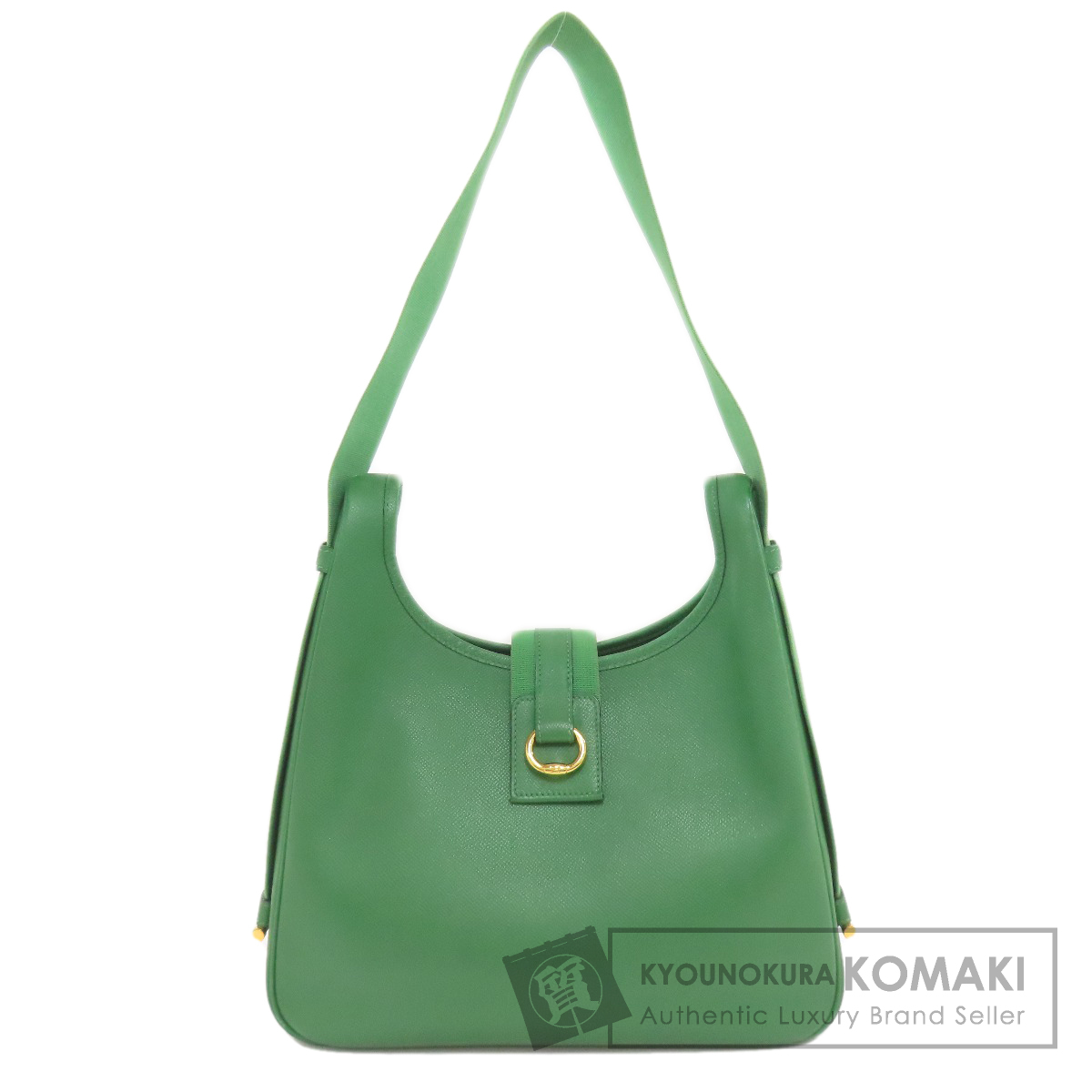 エルメス   ダブルH 〇Q刻印 G金具クシュベル レザーショルダーバッグ 中古 SB01 HERMES エルメス サコ ゴールド金具 ショルダーバッグ クシュベル