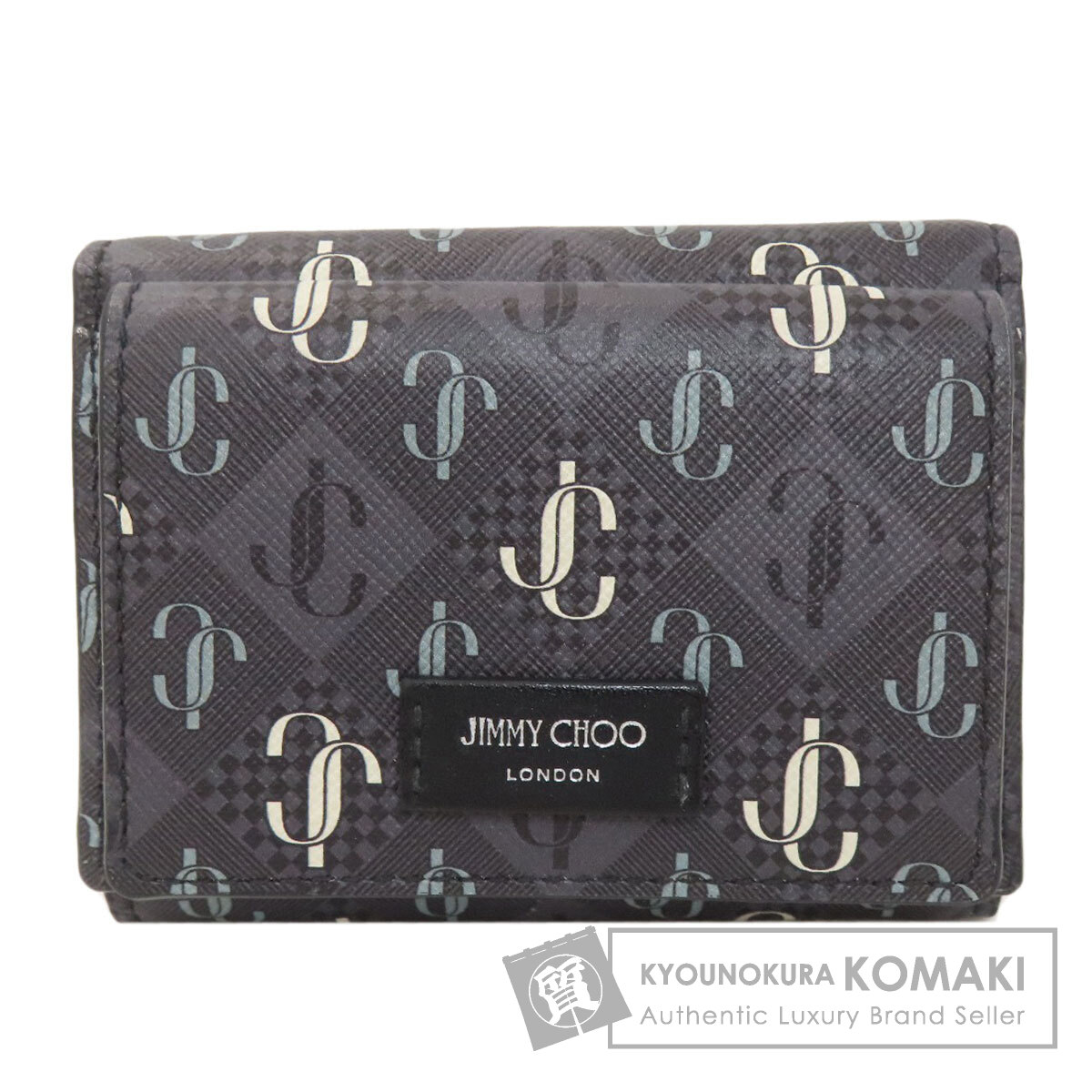 ジミーチュウ 二つ折り財布（小銭入れあり） ロゴ 三つ折り財布