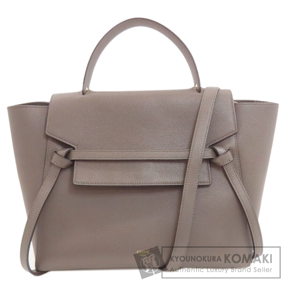 セリーヌ CELINE  ベルトバッグ 2WAY  ハンドバッグ カーフ レディース  中古 CELINE セリーヌ ベルトバッグ 2WAY ハンドバッグ カーフ レディース