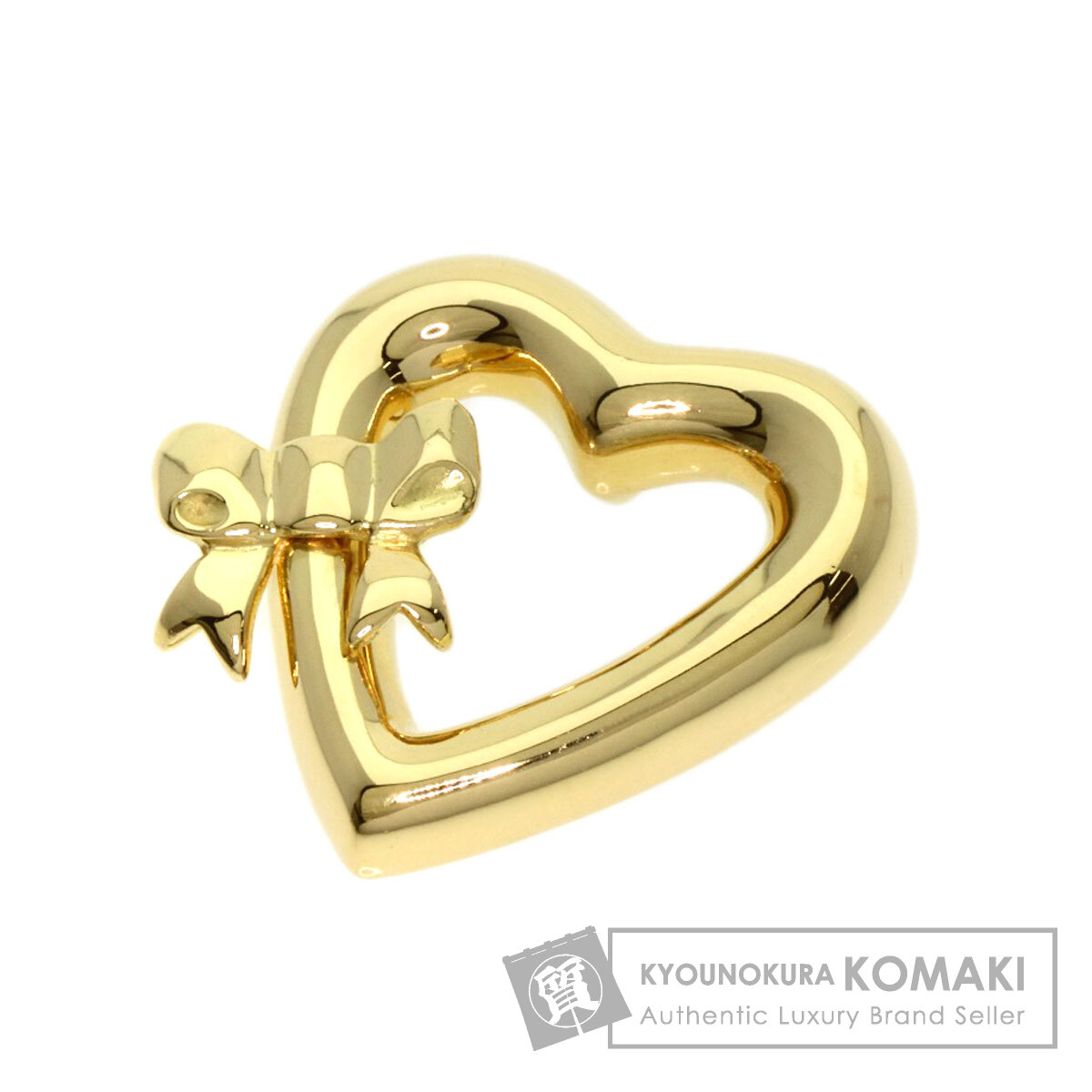 ティファニー ペンダントトップ ハート リボン