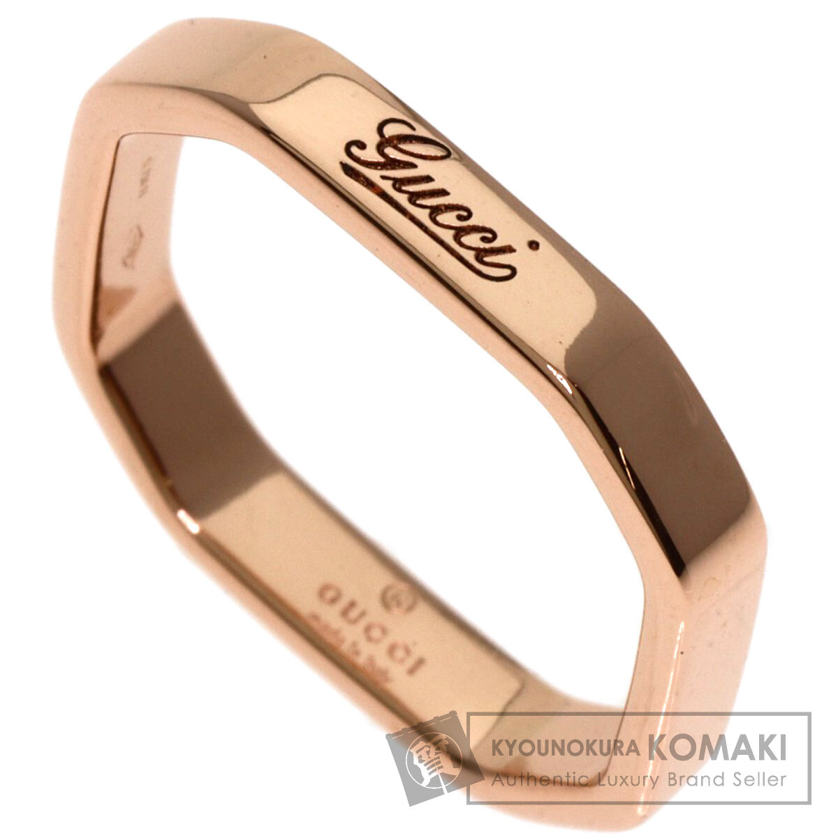 GUCCI グッチ オクタゴナル #7 リング・指輪 K18ピンクゴールド