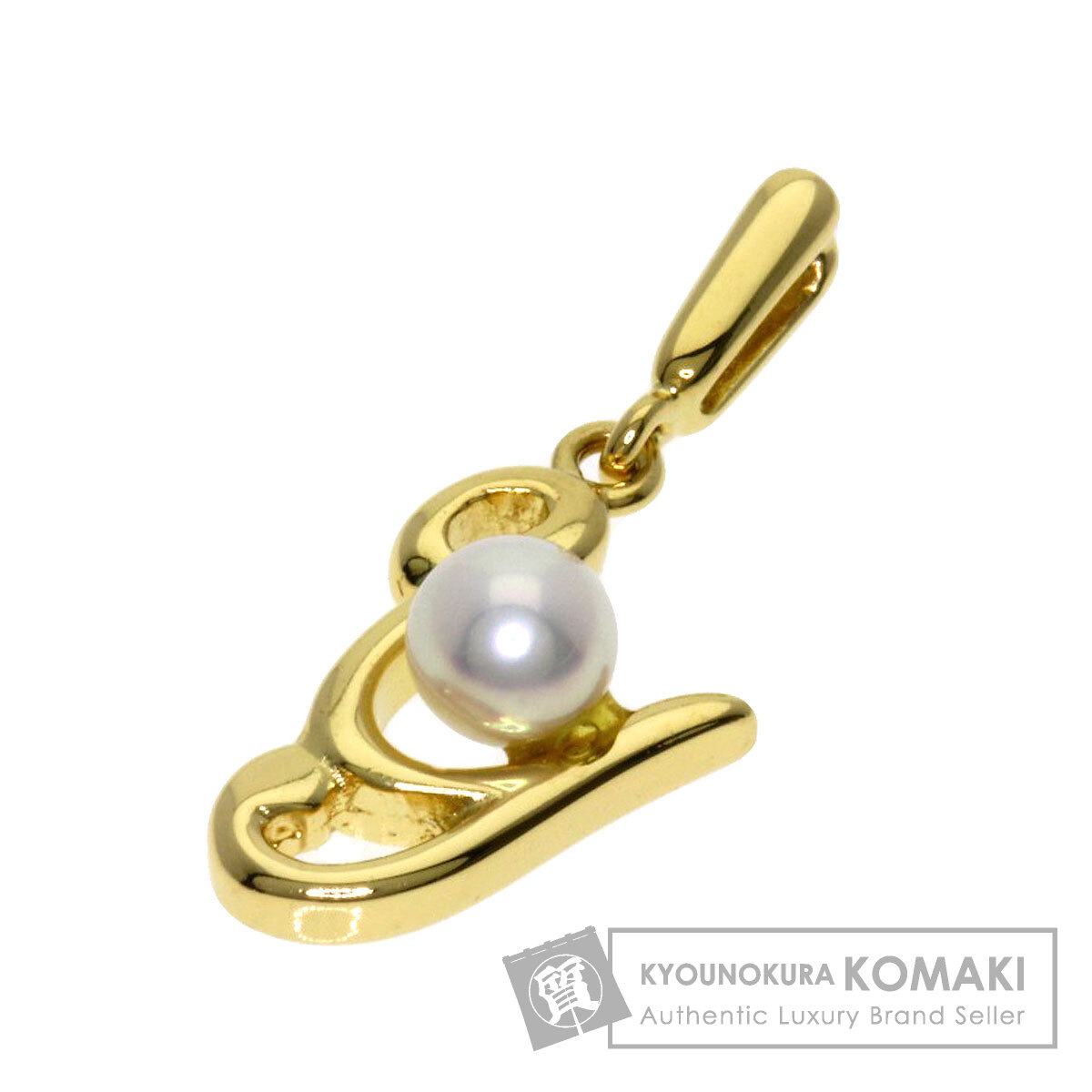 新製品情報も満載 MIKIMOTO ミキモト イニシャル Y パール 真珠 ペンダントトップ アクセサリー