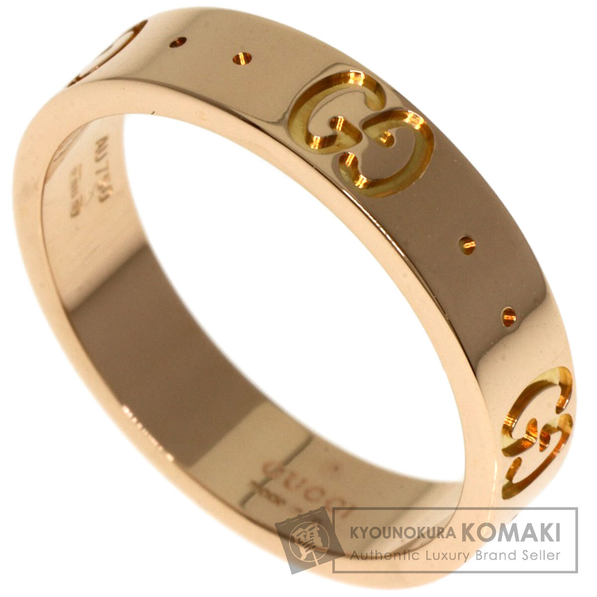GUCCI リング 18k Gucci Flora 18k ring with diamonds in yellow gold | GUCCI® US