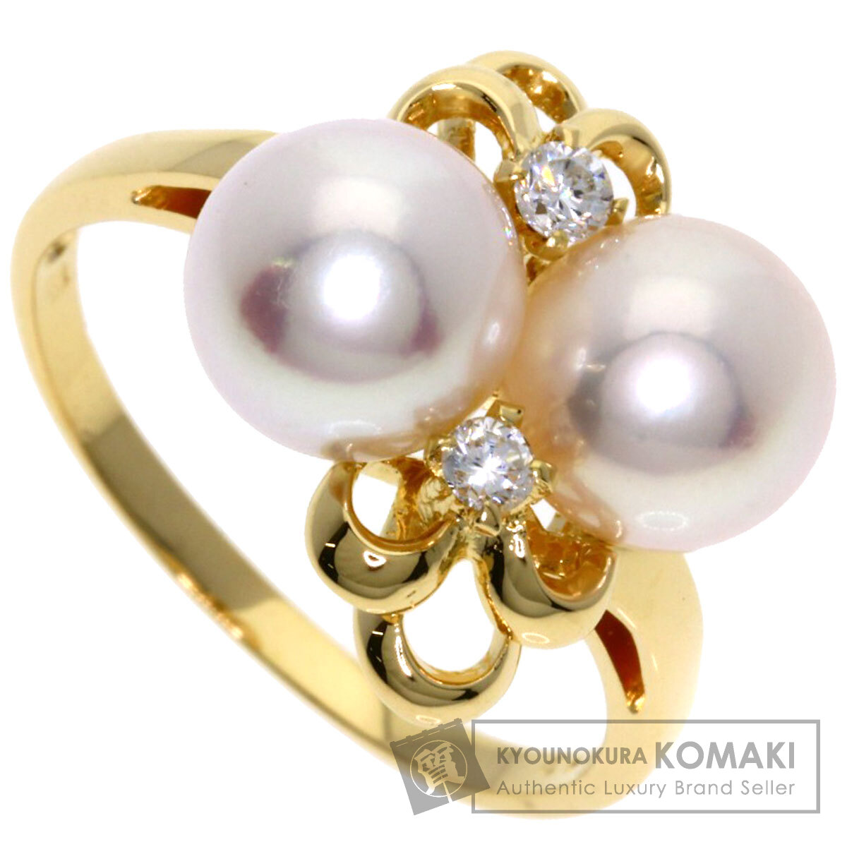 タサキ リング・指輪 パール 真珠 ダイヤモンド