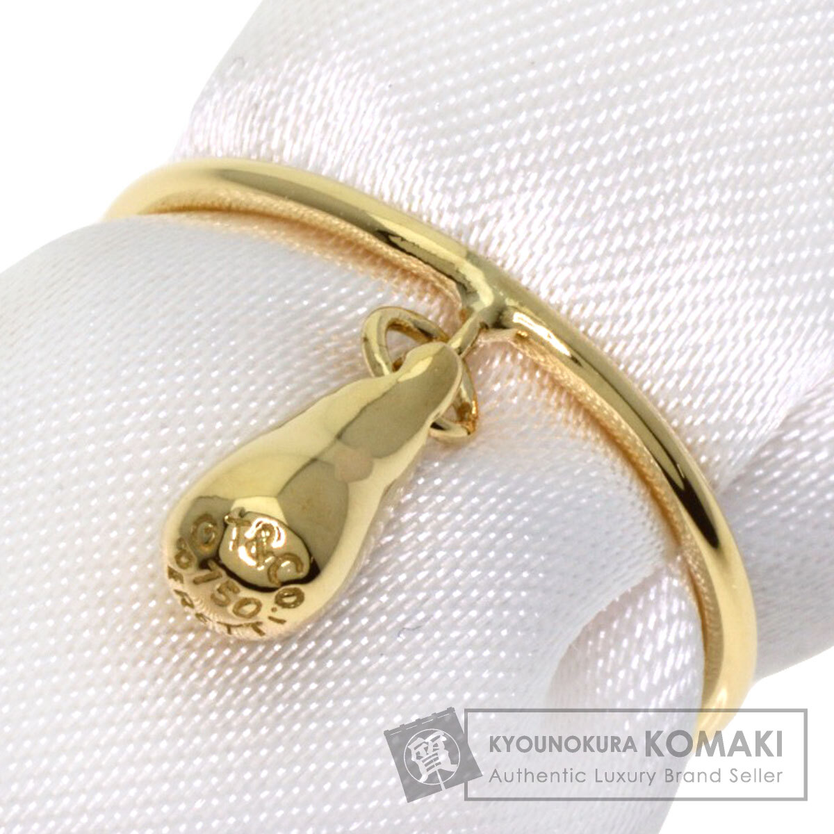 ティファニー　K18 ティアドロップ　リング TIFFANY&Co. ティファニー ティア ドロップ リング・指輪 K18イエロー