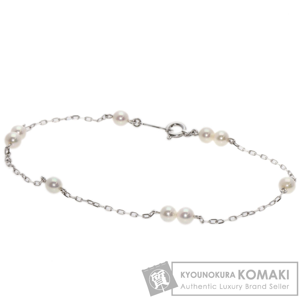 MIKIMOTO ミキモト パール 真珠 ブレスレット K18ホワイトゴールド