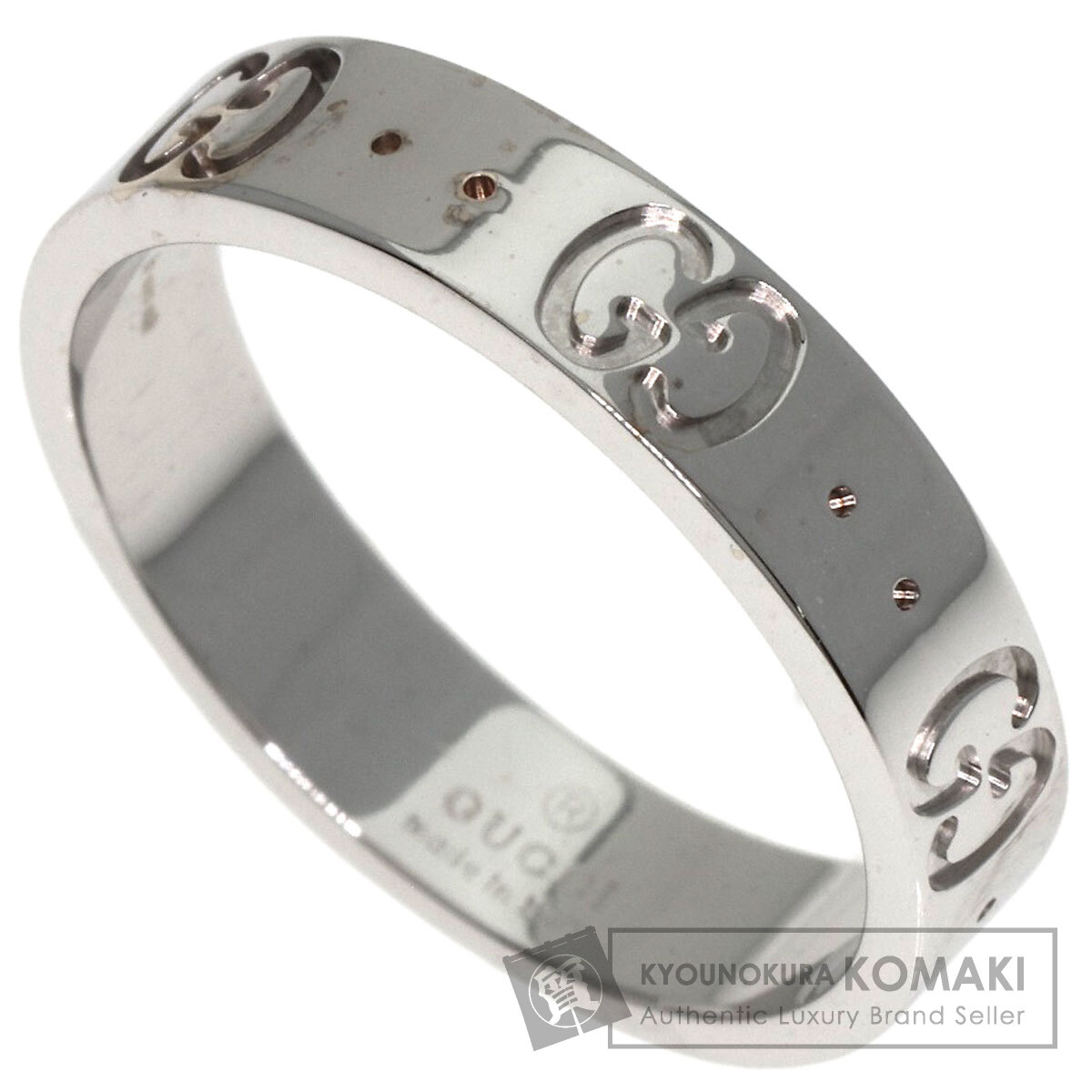 GUCCI グッチ ディアマンテ リング k18 750 WG 11号 中古 グッチ リング 指輪 11.5号 18金 K18ホワイトゴールド