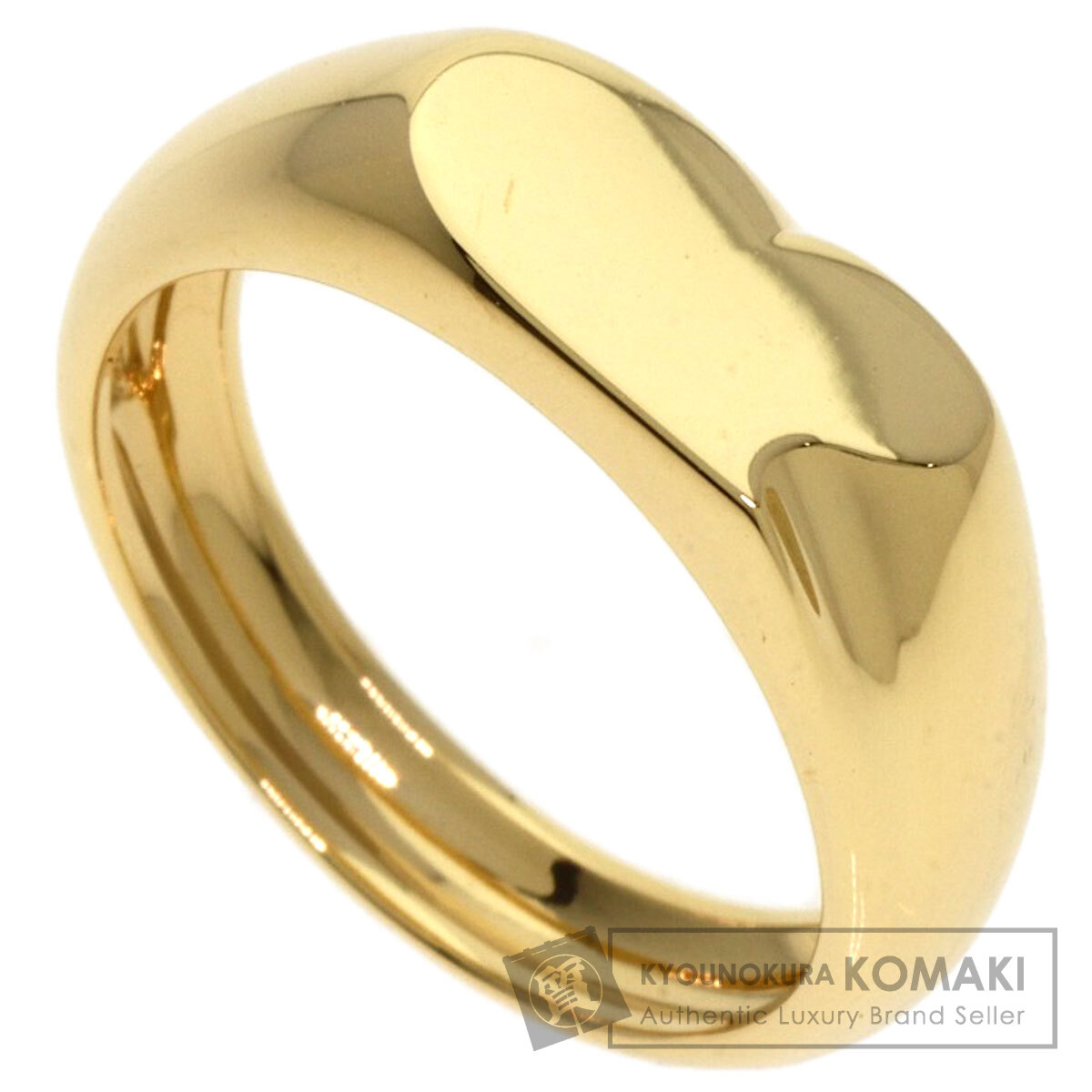 希少 Tiffany フルハート 2P ダイヤ リング 18K ヴィンテージ TIFFANY&Co. ティファニー フルハート リング・指輪 K18イエロー
