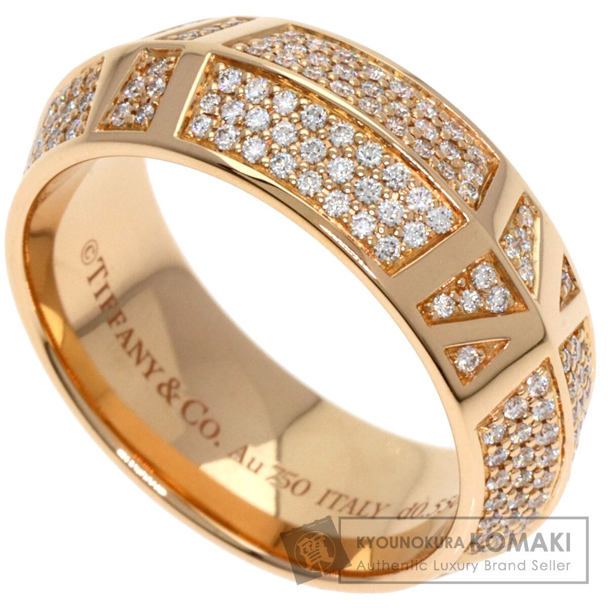 ティファニー アトラス 3P ダイヤ リング K18WG 8号 楽天市場】ティファニー Tiffany&co. アトラスリング 3Pダイヤ