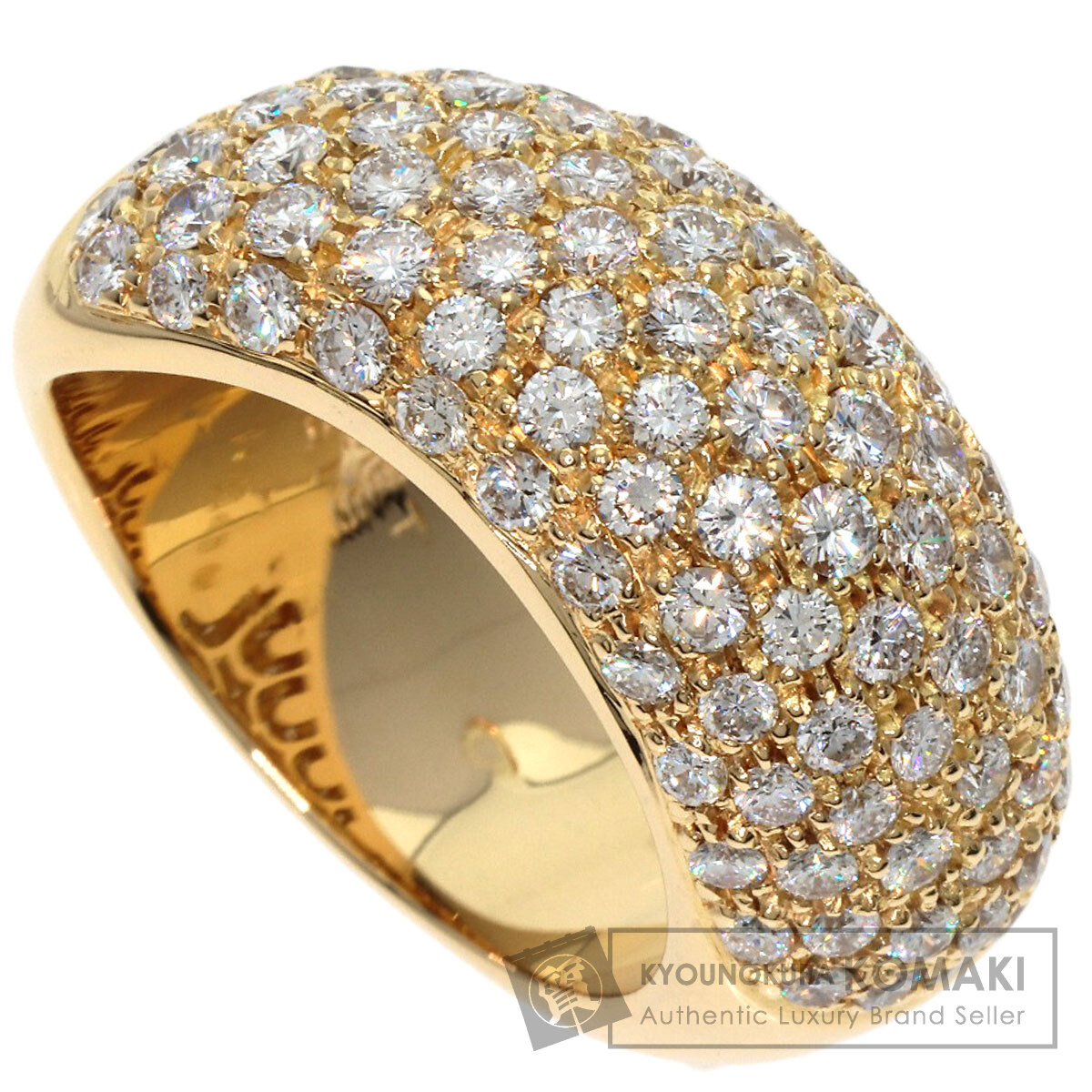 ショーメ ヴェニス リング LM パヴェ ダイヤ K18 定価150万 レア Chaumet ショーメ ヴェニスリングLM ダイヤモンド リング・指輪