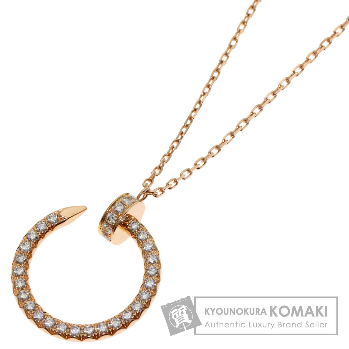 カルティエ ジュストアンクル ネックレス　シルバー カルティエ / CARTIER ジュストアンクル ネックレス シルバー