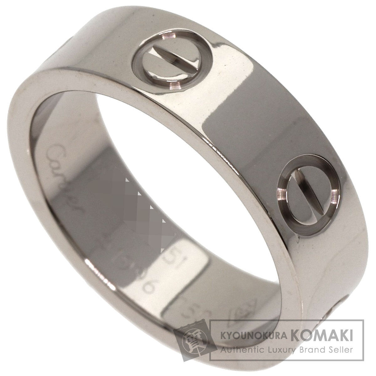 Nari　Cartier ラブリング ホワイトゴールド　51サイズ CARTIER カルティエ ラブリング #51 リング・指輪 K18ホワイト