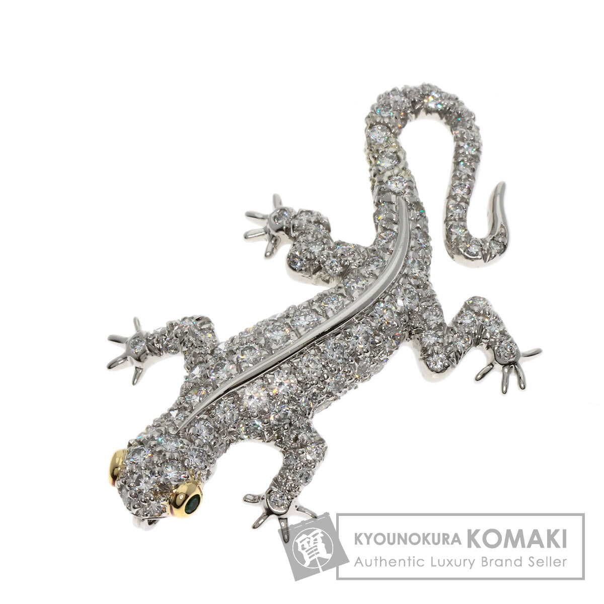 TIFFANY&Co. ティファニー トカゲモチーフ エメラルド