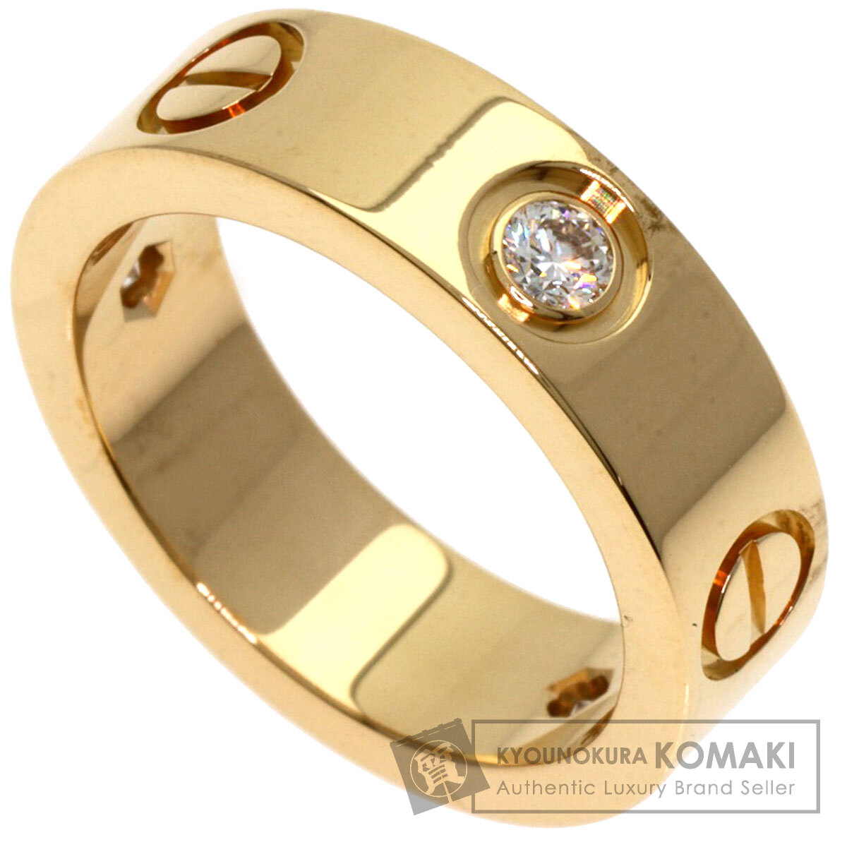 ❤️Cartier ❤️K18ゴールドリング 専用ボックス付き ❤️Cartier❤️K18 ゴールド ラブリング 5g 箱付き 16号 - メルカリ
