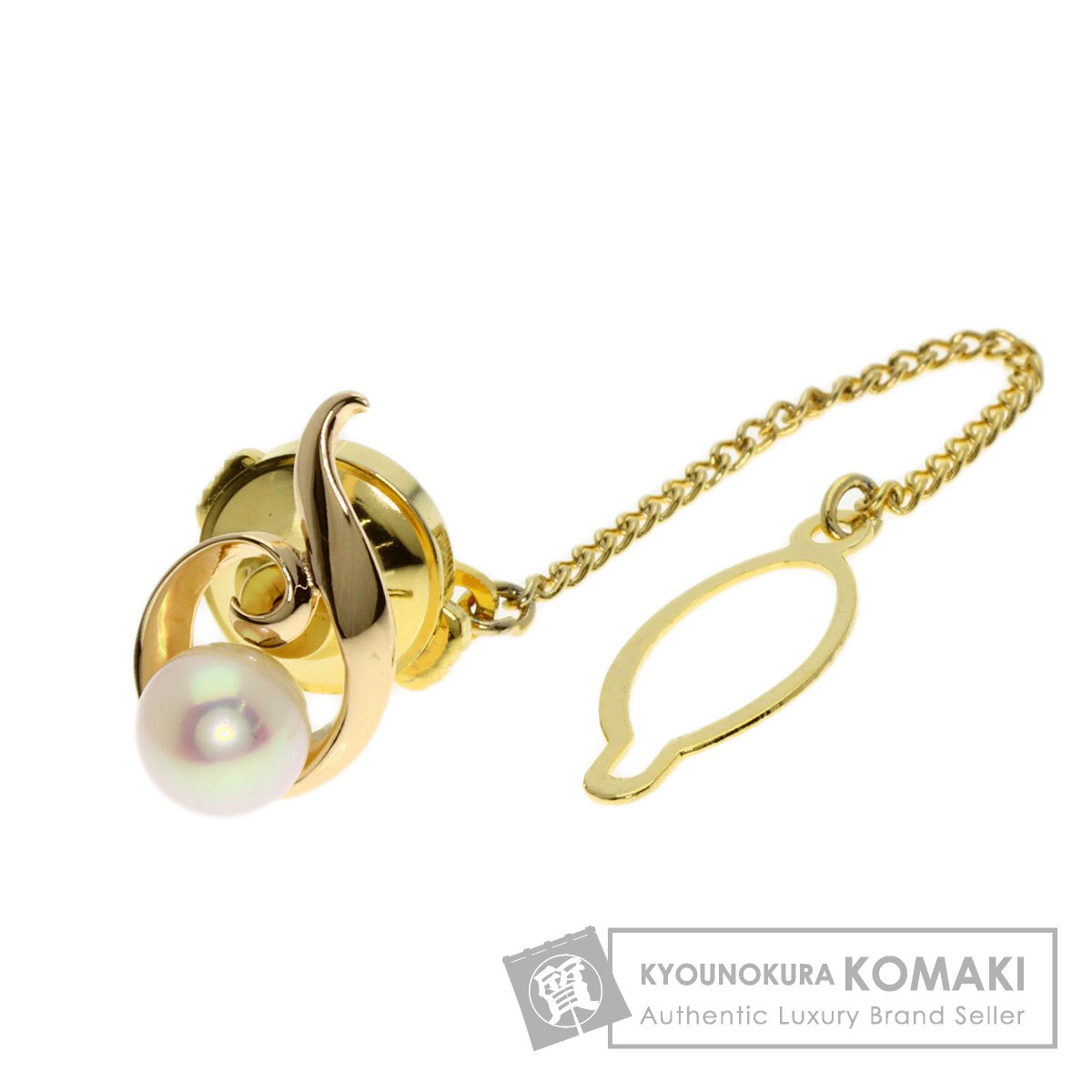 タサキ TASAKI  パール 真珠 タイタック  タイピン K14イエローゴールド メンズ  中古 TASAKI タサキ パール 真珠 タイタック タイピン K14イエローゴールド