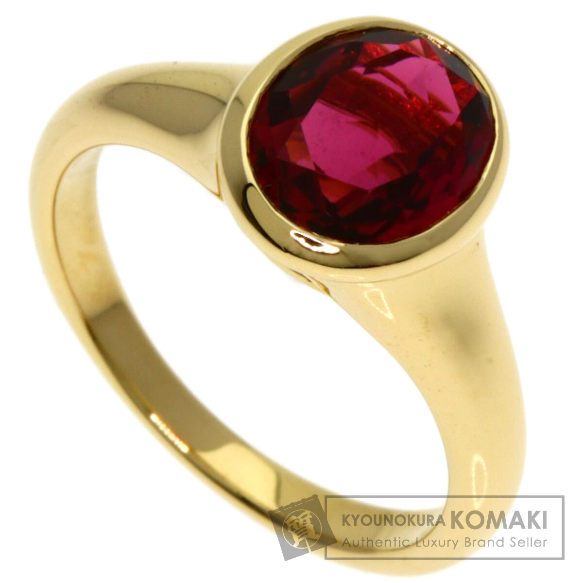 BVLGARI ブルガリ カレイドス トルマリン リング・指輪 K18イエロー