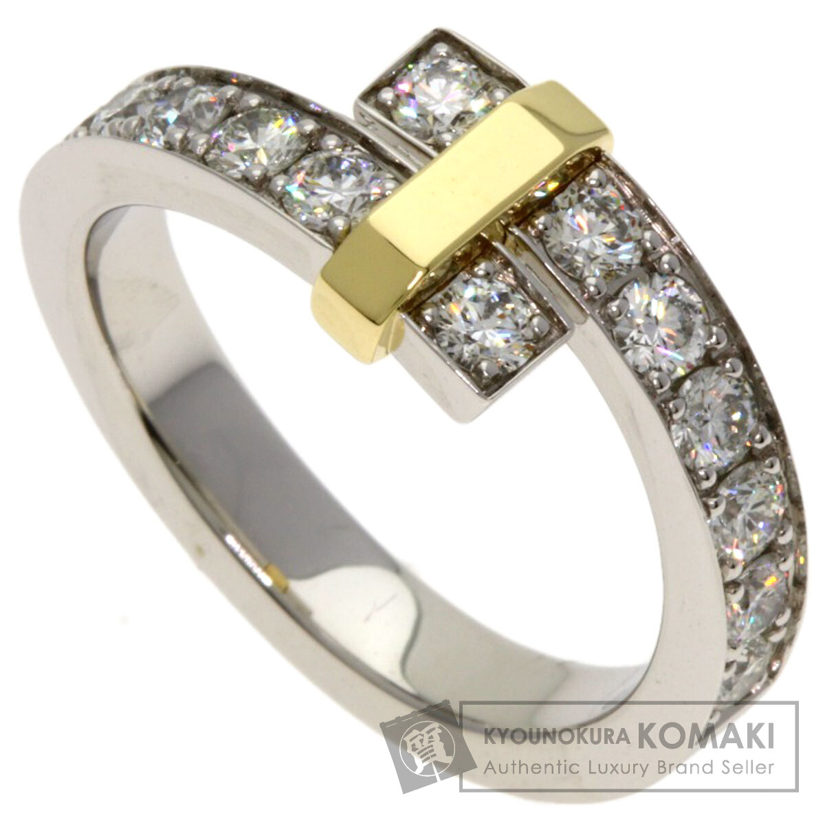 TIFFANY&Co. ティファニー エッジ バイパス ダイヤモンド リング・指輪