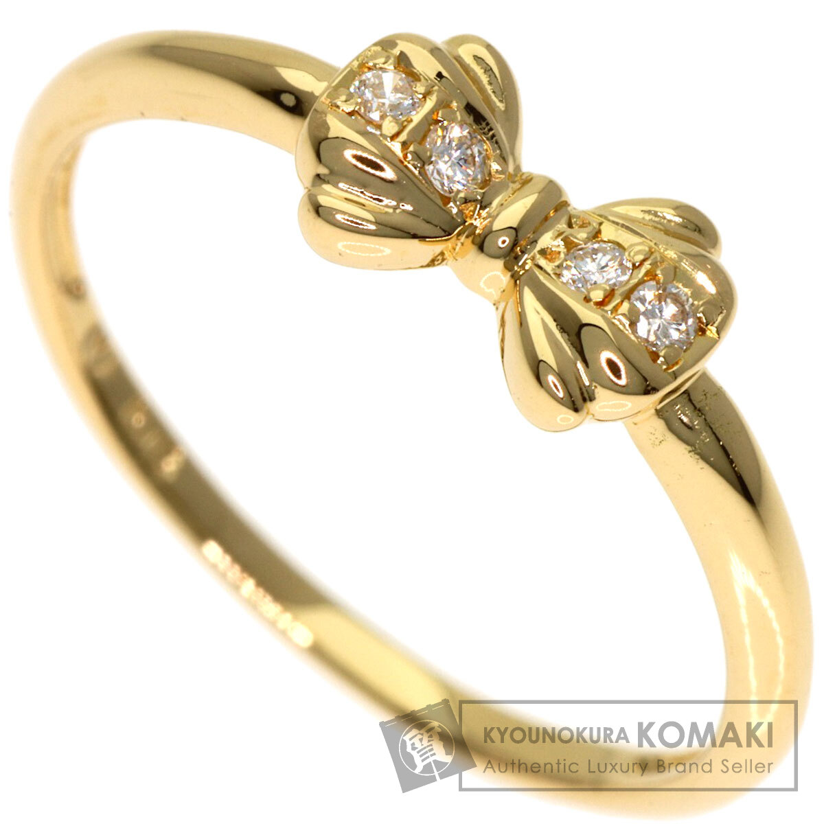 ヴァンドーム リング・指輪 リボン ダイヤモンド