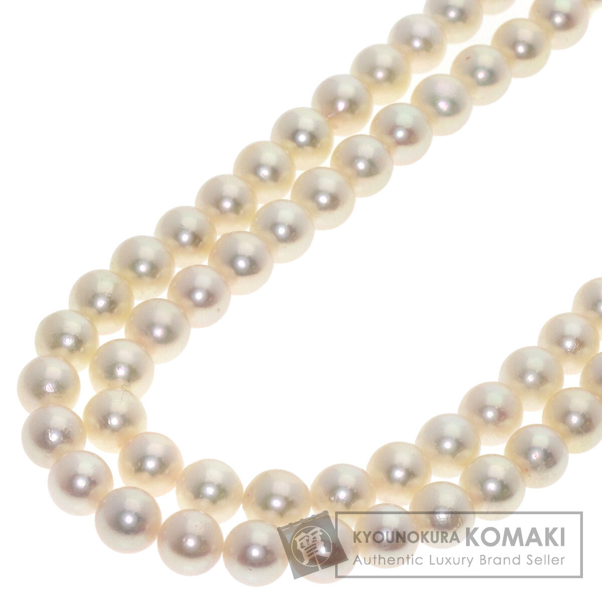 タサキ ネックレス パール 真珠 ルビー 2連