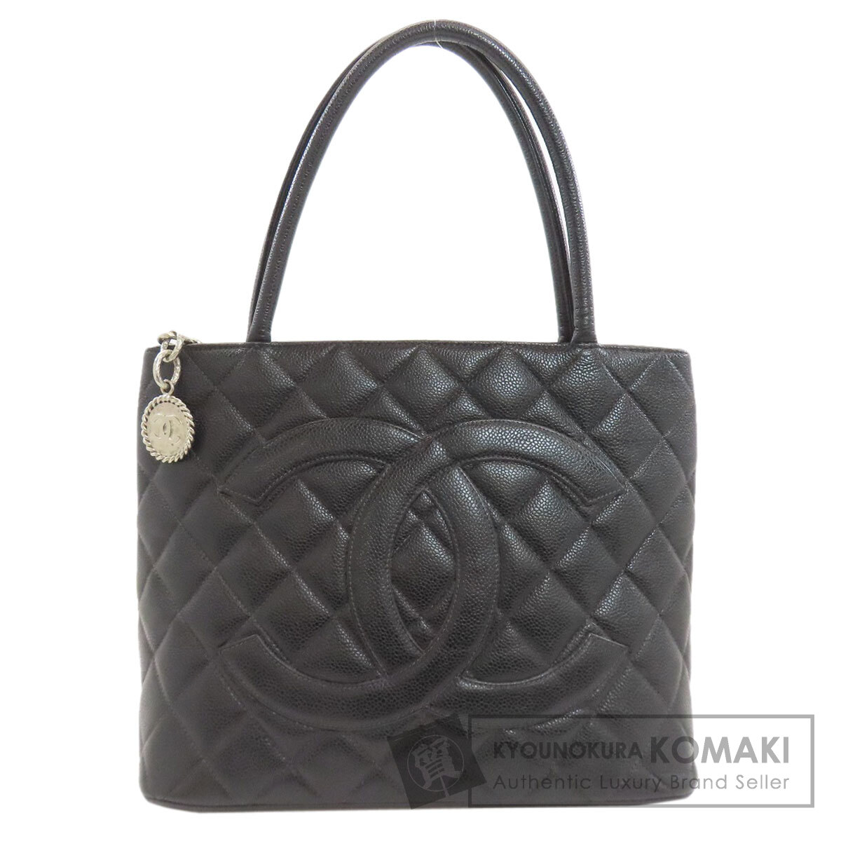 シャネル トートバッグ 復刻トート シルバー金具