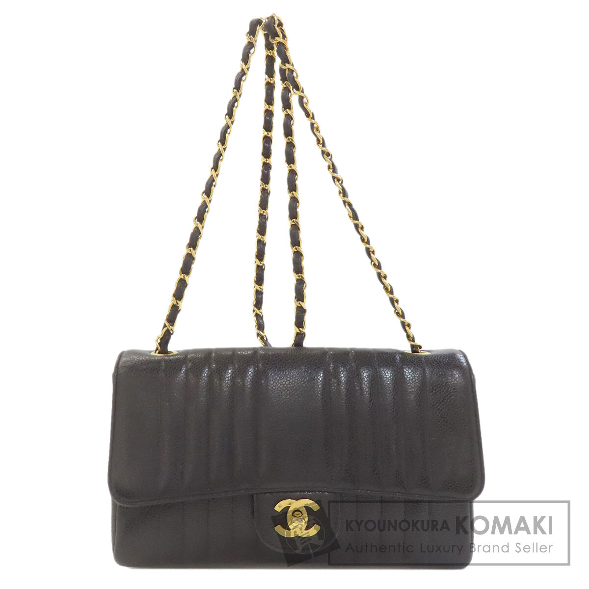 シャネル ショルダーバッグ マドモアゼル チェーンショルダー ゴールド金具