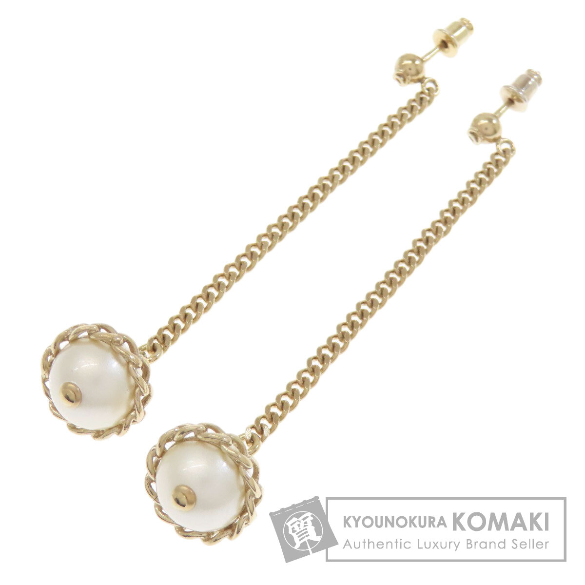 シャネル ピアス チェーン ココマーク