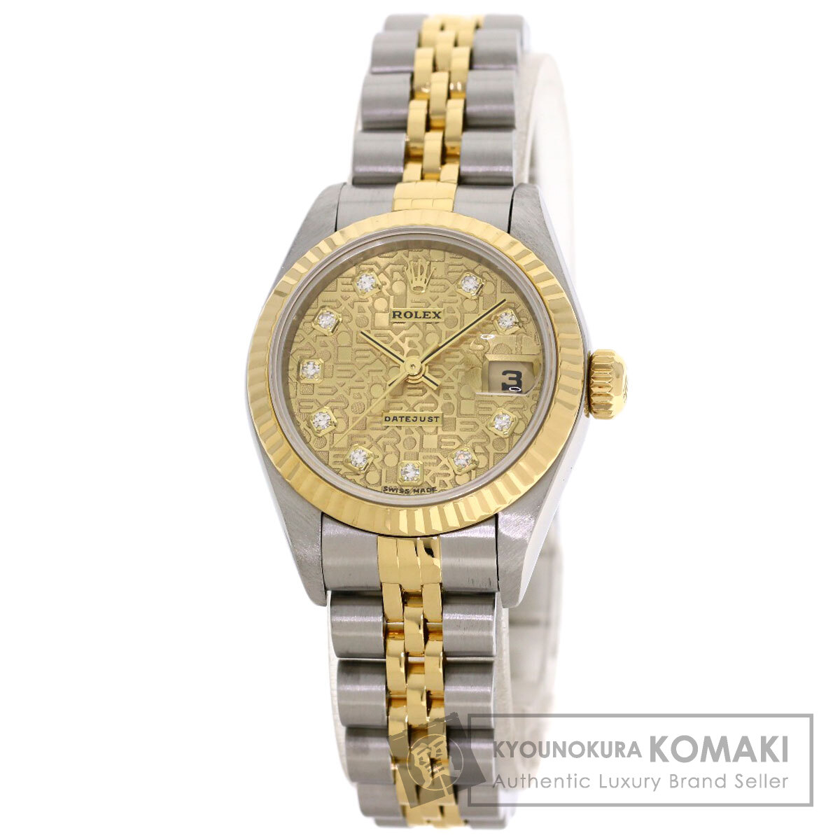 ロレックス 腕時計 デイトジャスト 10P ダイヤモンド