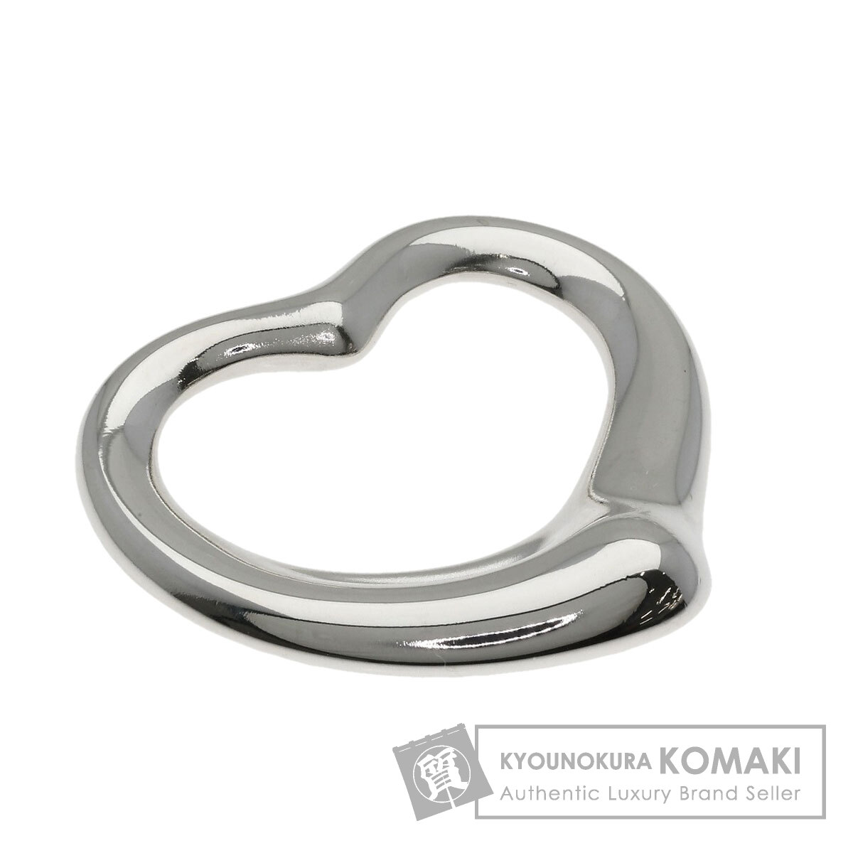 ティファニー ペンダントトップ オープンハート ミディアムTOP