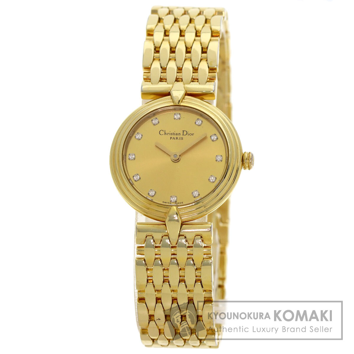 クリスチャンディオール 腕時計 ラウンドフェイス
