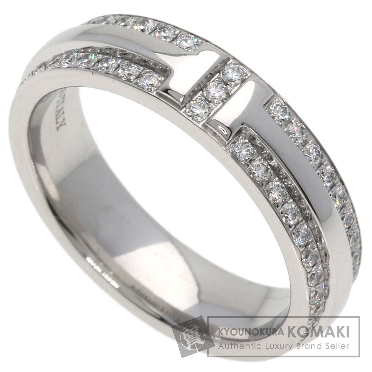 ティファニー リング・指輪 TTWO ナロー パヴェ ダイヤモンド