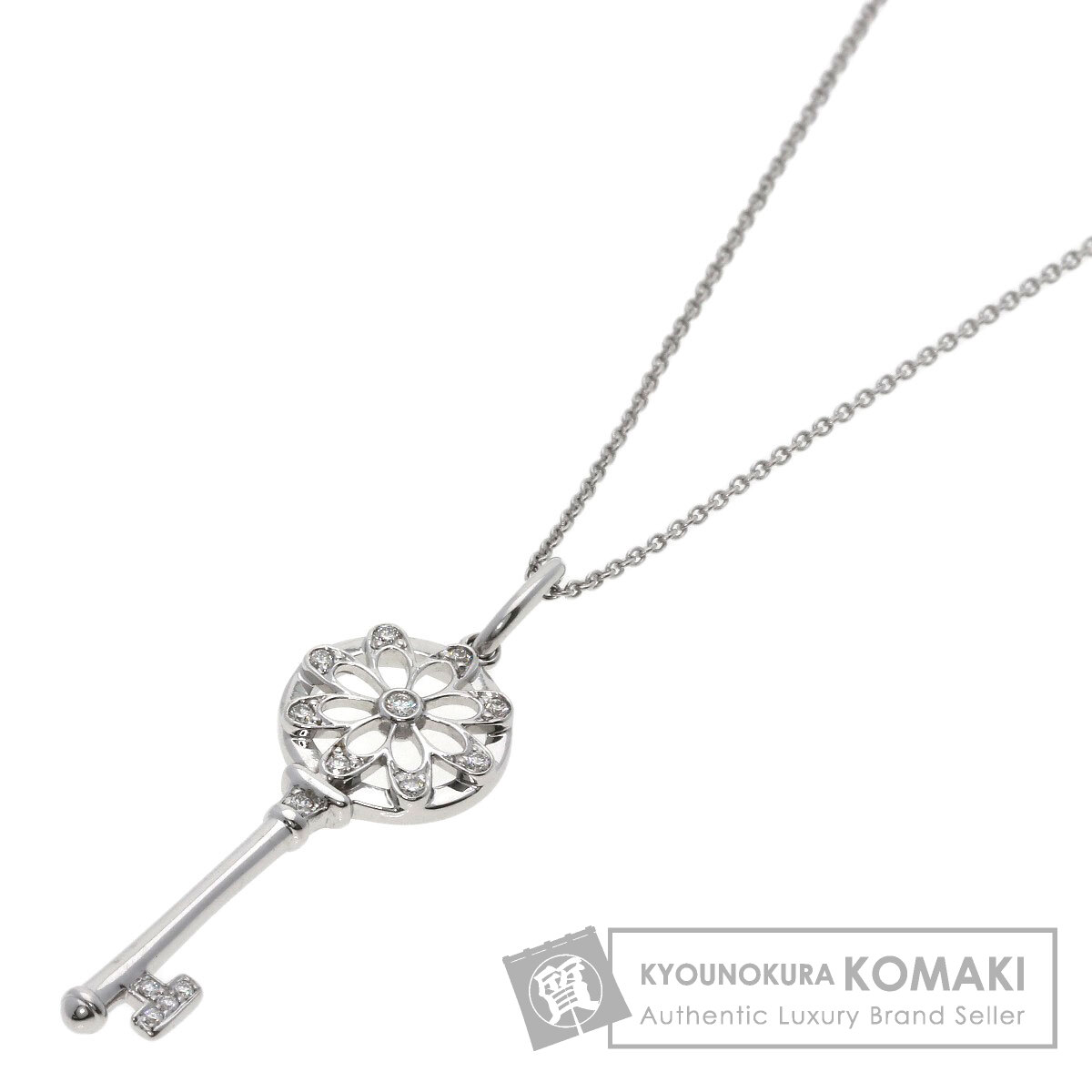 ティファニー ネックレス フローラルキー ダイヤモンド