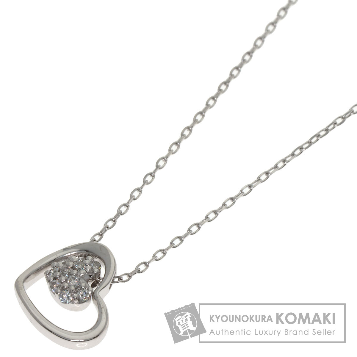 ポンテヴェキオ ネックレス ハート ダイヤモンド