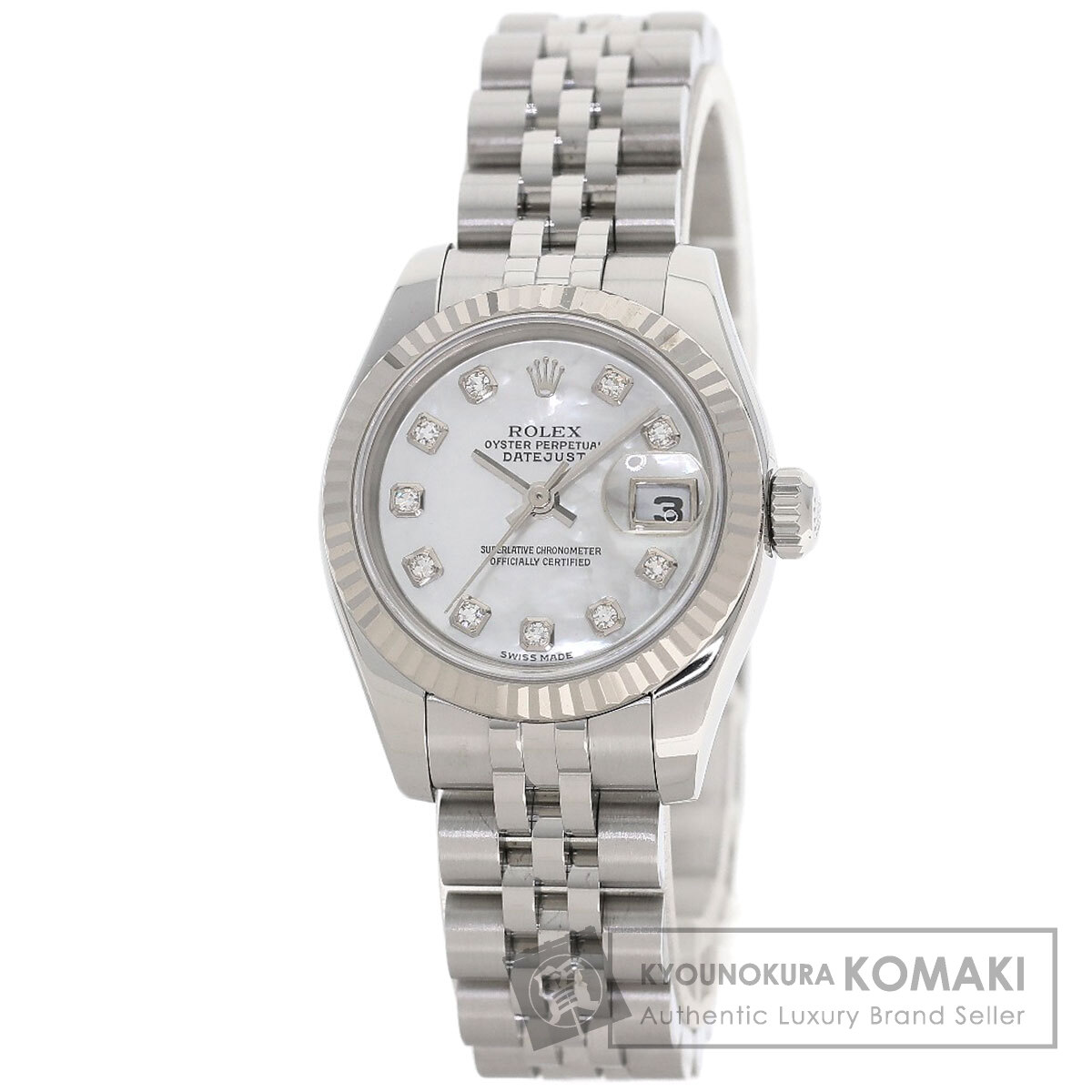 ロレックス 腕時計 デイトジャスト 10P ダイヤモンド