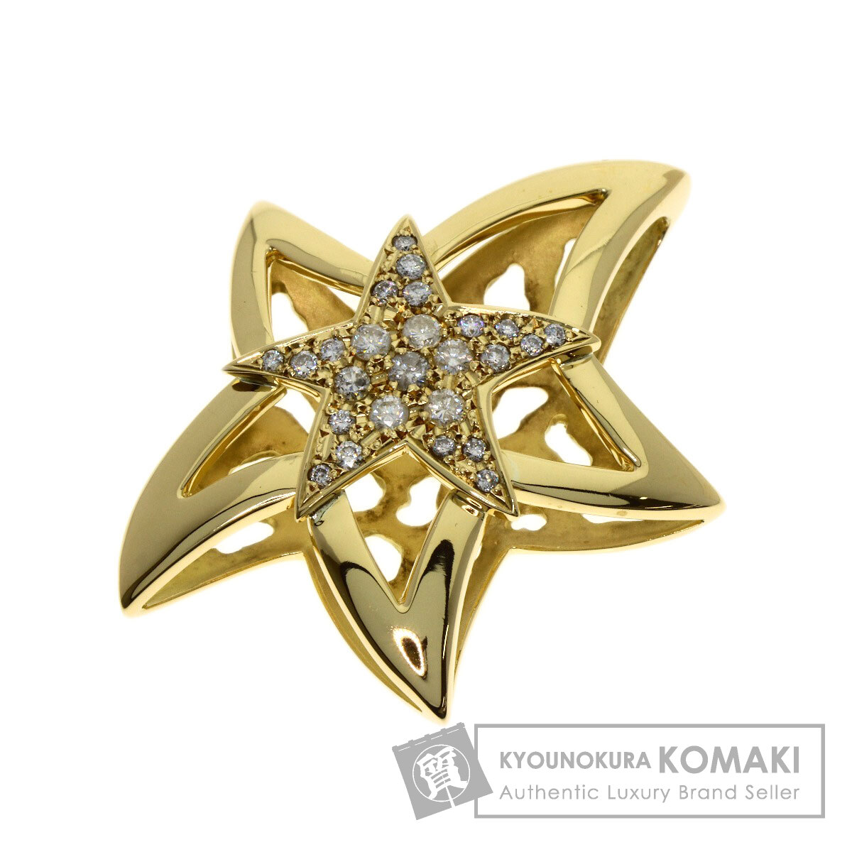 セレクトジュエリー ペンダントトップ スターモチーフ ダイヤモンド