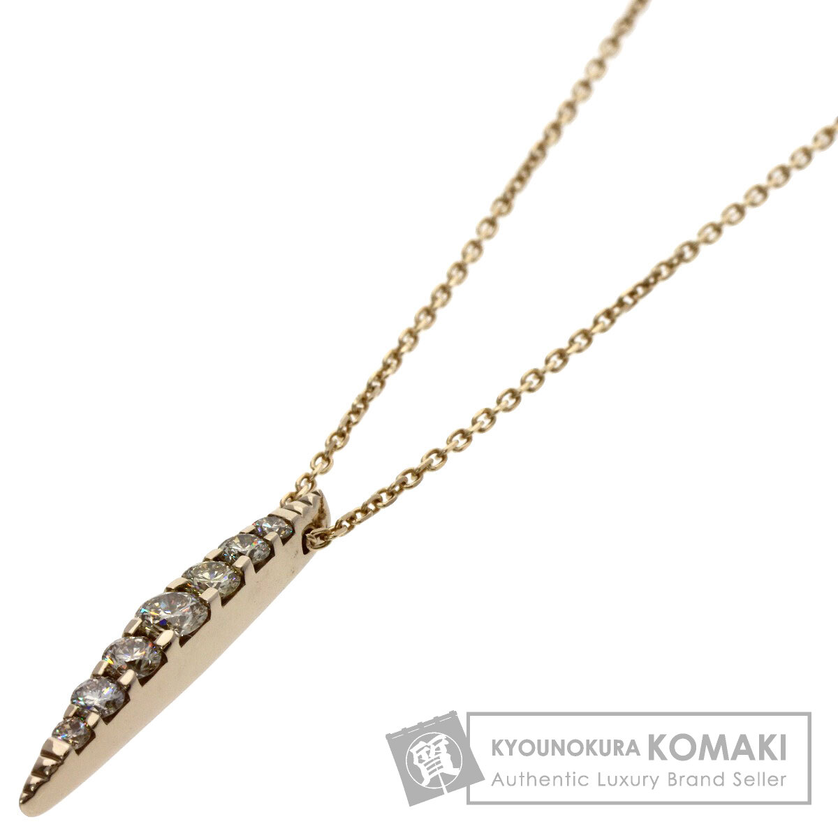 カシケイ ネックレス ネイキッド ブラウンダイヤモンド