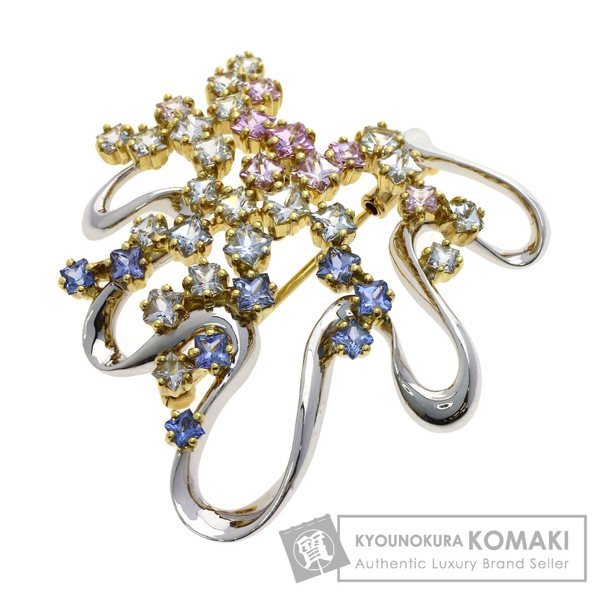 ジュネ ブローチ サファイア