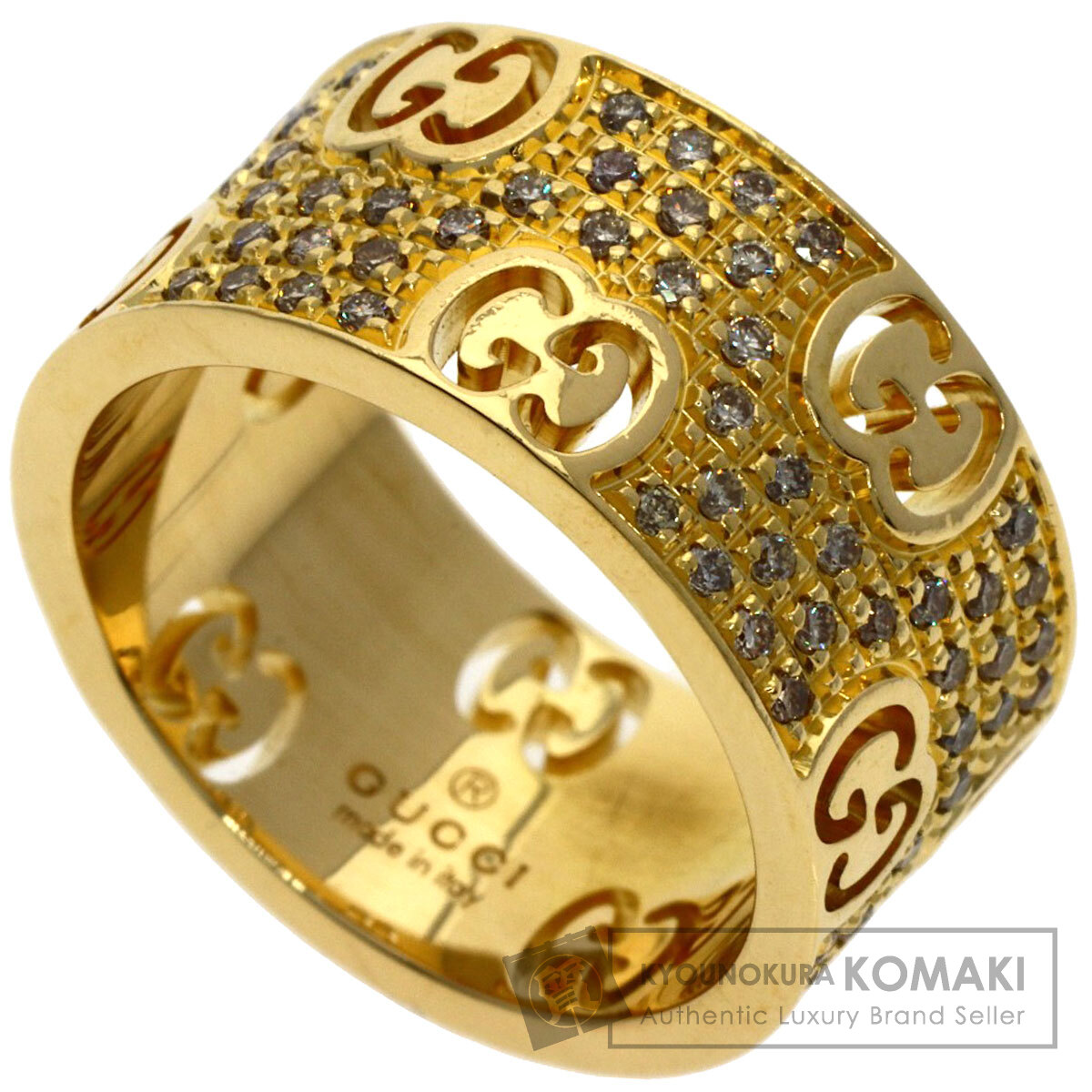 グッチ リング・指輪 アイコン スターダスト ワイド ダイヤモンド #10