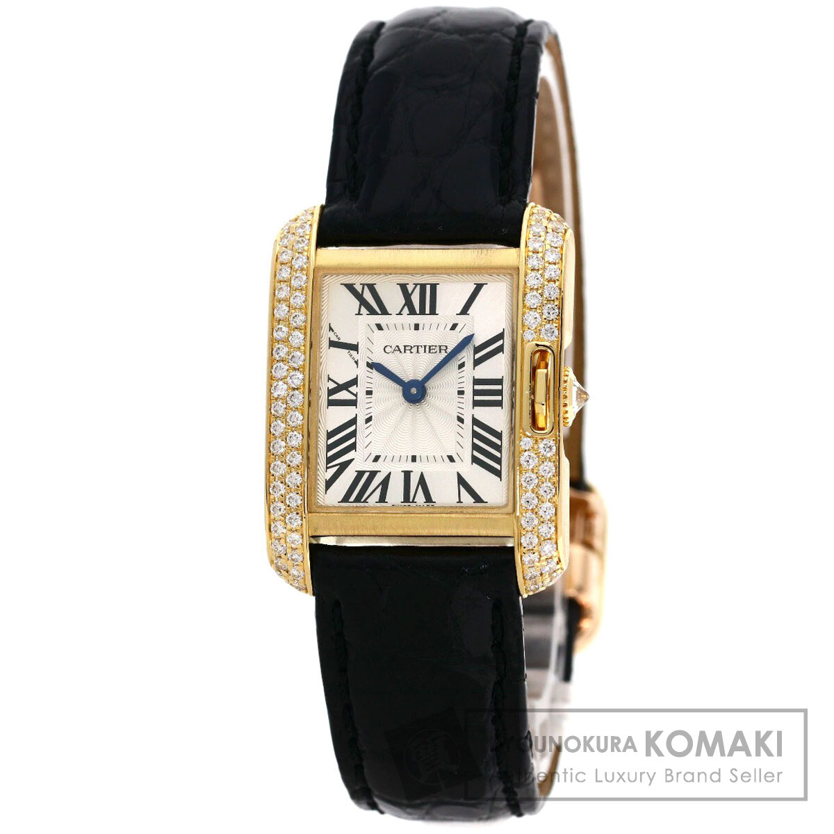 カルティエ 腕時計 タンクアングレーズ SM