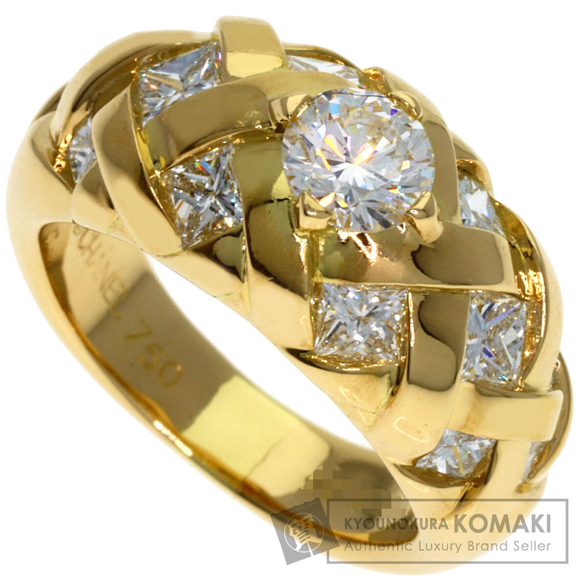 シャネル リング・指輪 バロックコレクション プリンセスカット ダイヤモンド