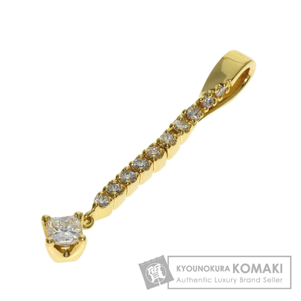 タサキ ペンダントトップ プリンセスカット ダイヤモンド