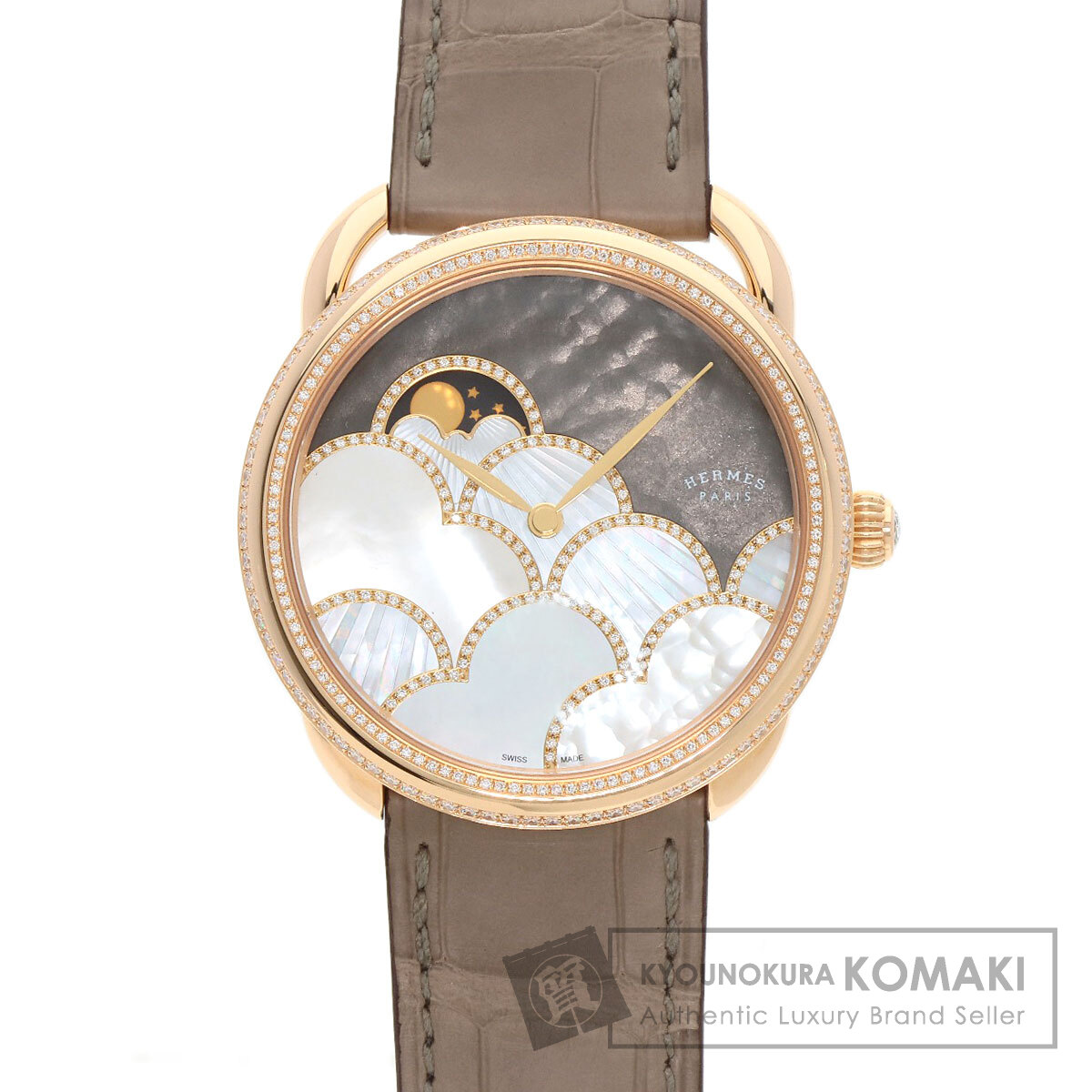 エルメス 腕時計 アルソー プティ リュヌ ダンレニュアージュ