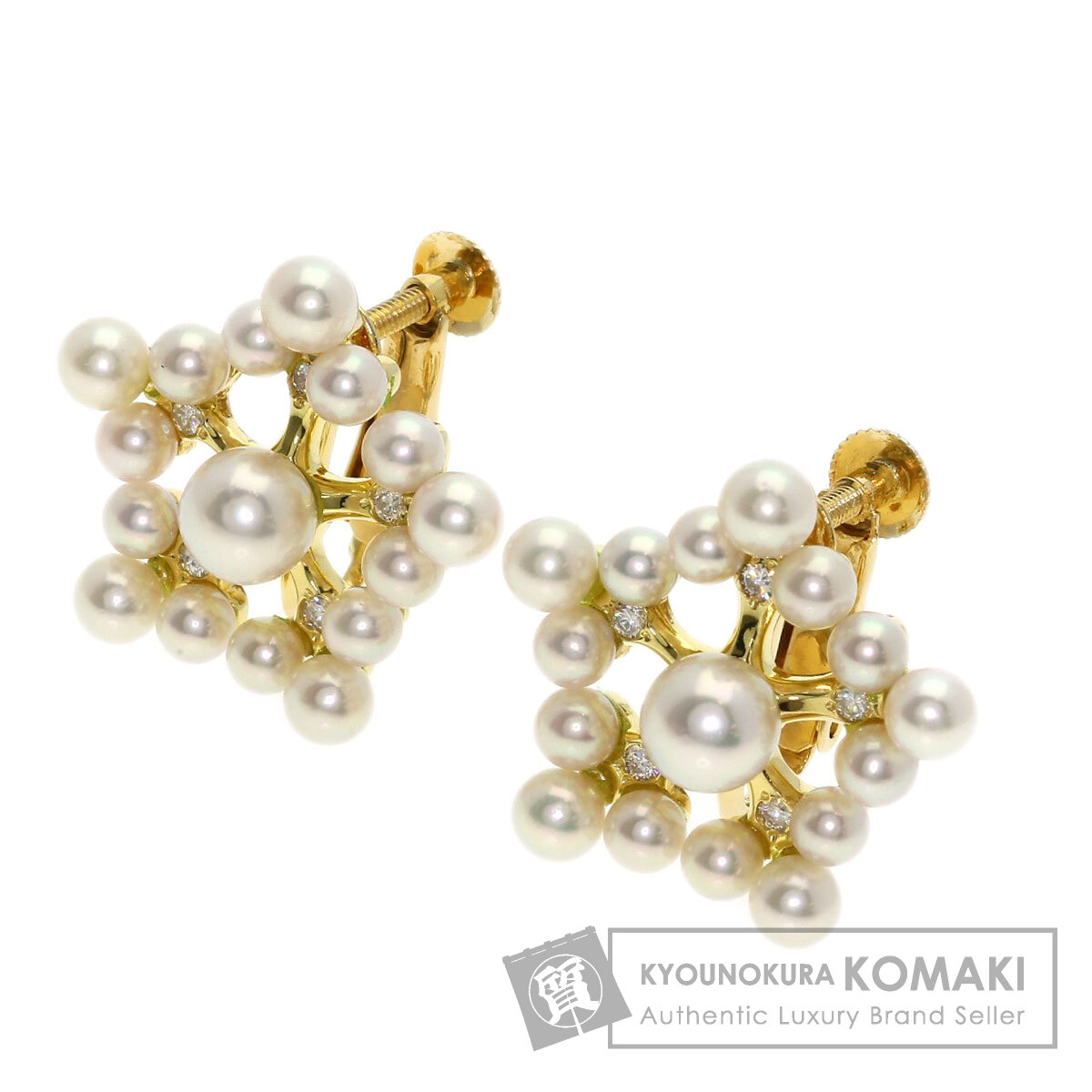 セレクトジュエリー イヤリング パール 真珠 ダイヤモンド