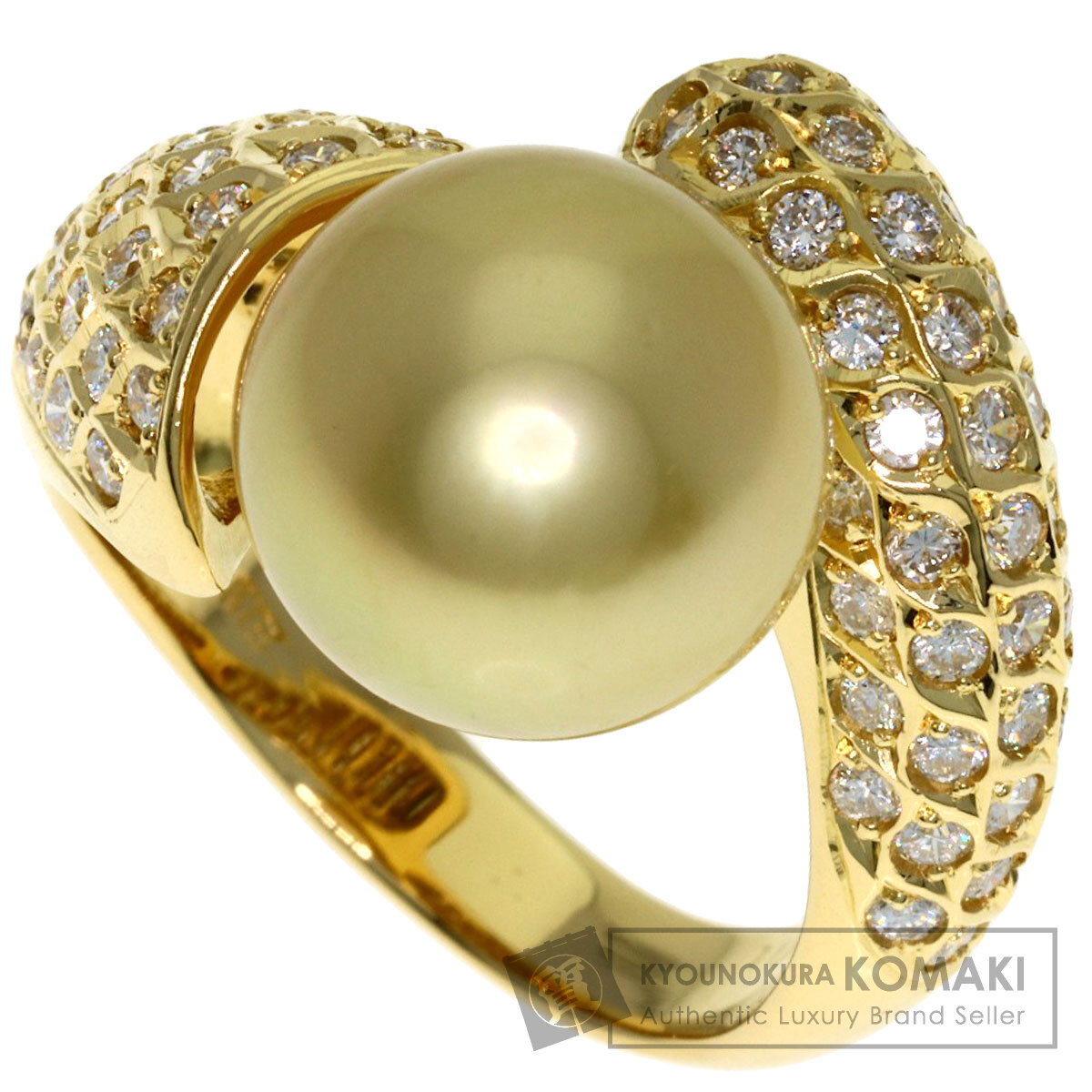 セレクトジュエリー リング・指輪 ゴールドパール 真珠 ダイヤモンド